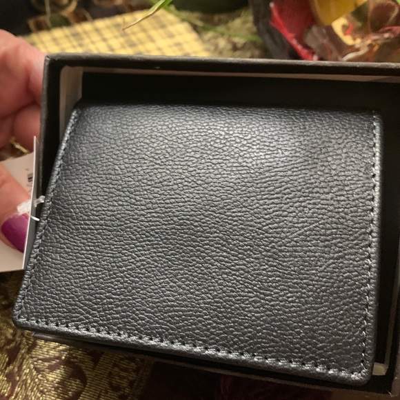 Boconi Other - Authentic BOCONI Leather compact Card/ID RFID